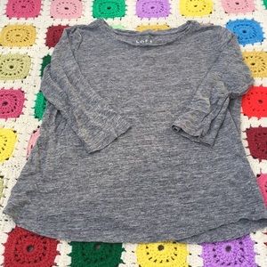 3/4 sleeve linen top